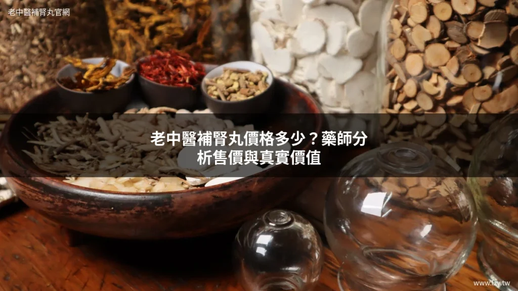 老中醫補腎丸價格 - 傳統中藥材